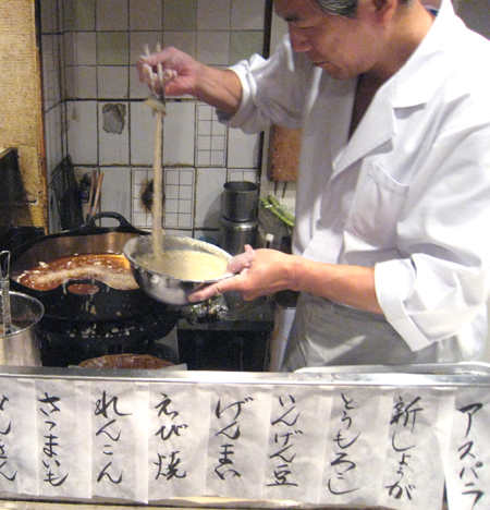 梅田の天ぷら 金扇（きんせん）|大阪のおいしい天婦羅金扇の店長